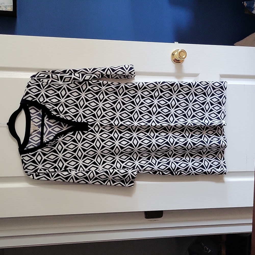Banana Republic Factory Navy/White Ladies Dress, size M
